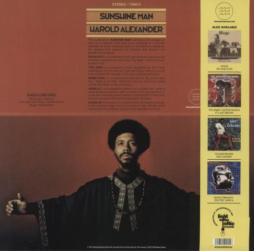 Sunshine Harold Man Alexander – | - LP Vinyl US Discogs Alexander